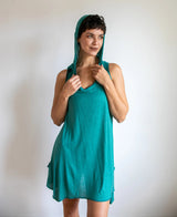Pixie Sleeveless Hoodie Fairy Dress in Amethyst