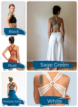 Shanti Criss Cross Yoga Tank Bra - Sustainable | Paramita Designs