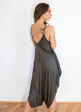 Anjali One Piece Yoga Jumpsuit/Boho Romper in Olive Green