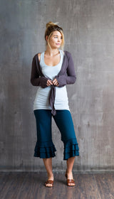 Amethyst Ballet Wrap Top: Women's Yoga Jacket
