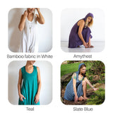 Pixie Sleeveless Hoodie Fairy Dress in Jasper Green