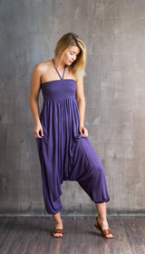 Chandra Punjabi Jumper Onesie Romper in Amethyst