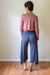 Canyon Rose Ballet Wrap Jacket: Yoga Cover-Up Shrug