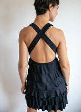 Darlene Ruffle Mini Skirt In Black