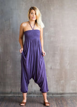 Chandra Boho Jumper/Onesie/Romper in Amethyst