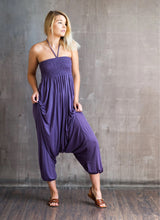 Chandra Boho Jumper/Onesie/Romper in Amethyst