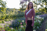 Ruched Waist Wide Leg Pants – Boho Flare, Sustainable Stretch Dance Trousers
