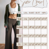 High Waist Straight Leg Fold Over Palazzo Pant