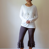 Jolie Backless Bamboo Top in White