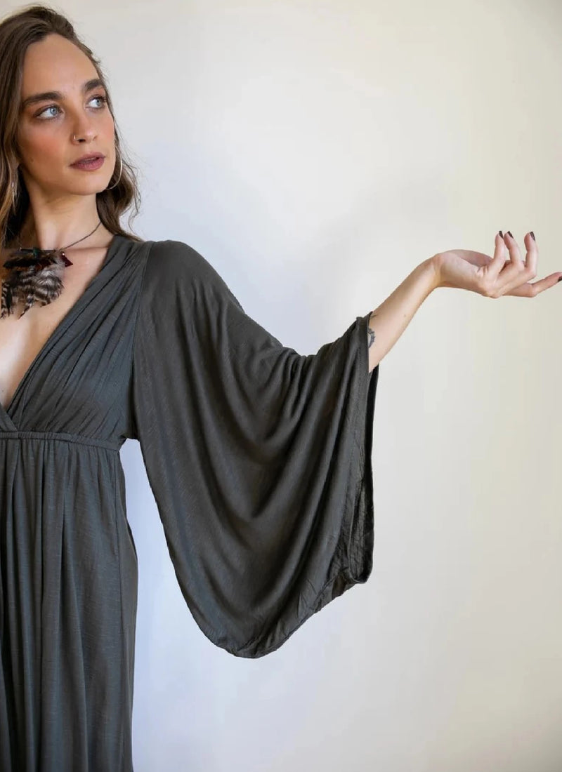 Bell sleeve maxi sale