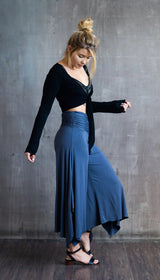 Olive Yoga Wrap Top: Ballet Tie Front Jacket