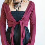 Amethyst Ballet Wrap Top: Women's Yoga Jacket