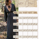 Greek Goddess Bell Sleeve Dress • Boho Priestess Maxi Gown • Empire Waist Wedding & Festival Dress