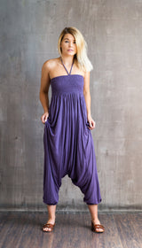 Chandra Punjabi Jumper Onesie Romper in Amethyst