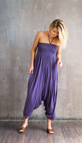 Chandra Punjabi Jumper Onesie Romper in Amethyst
