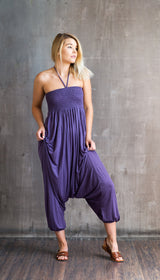 Chandra Punjabi Jumper Onesie Romper in Amethyst