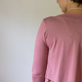 Canyon Rose Ballet Wrap Jacket: Yoga Cover-Up Shrug