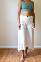 Shanti Criss Cross Back Yoga Bra | Crop Top | Tank Top in Sage Green