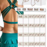Shanti Criss Cross Back Yoga Bra | Crop Top | Tank Top in Sage Green