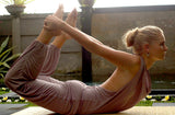 Evelina Backless Yoga Jumpsuit Onesie in Ash