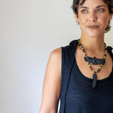 Pixie Sleeveless Hoodie Dress in Black