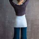 Mocha Ballet Wrap Jacket: Rayon Yoga Shrug