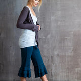Mocha Ballet Wrap Jacket: Rayon Yoga Shrug