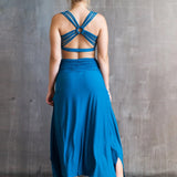  Shakti Ruched Waistband Long Maxi Skirt 3
