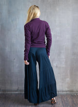 Danni Studded Wide Leg Pants in Black