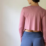 Ruched Waistband Gaucho Pants in Gray