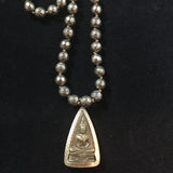 Pyrite Prayer Bead Golden Buddha Mala Neclace