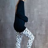 Jolie Backless Bamboo Top in Black