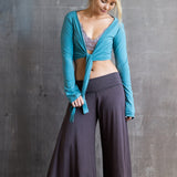 Yoga Wrap Top w/ Tie Front