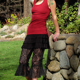 Shanti Strappy Yoga Tank Top in Crimson Red