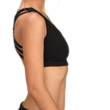 Ruffle Booty Shorts in Black