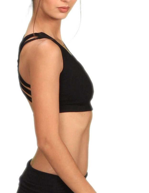 Ruffle Booty Shorts in Black